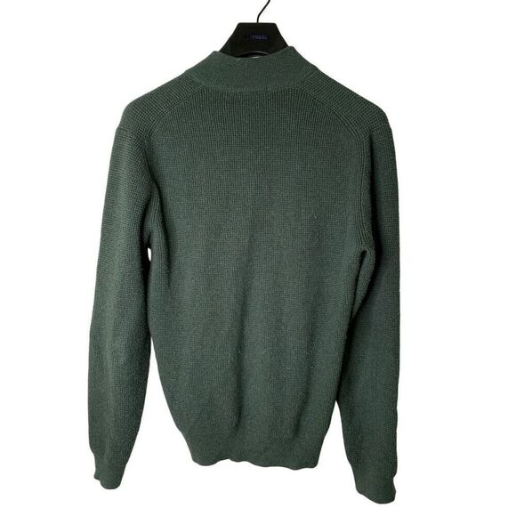 Marine Layer 1/4 zip sweater pullover green men's size medium - Picture 2 of 4